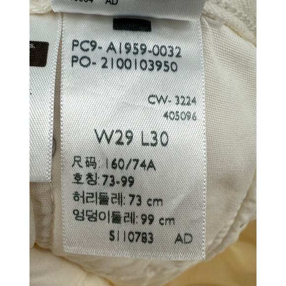 Levi’s 501 90s Denim Straight Leg Jeans in Ecru Off White Size 29 - Picture 7 of 11